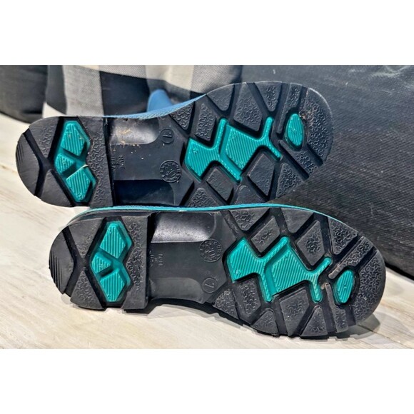 Northerner Rubber Rain Mud Boots Mens Size 7 Blue | Made in USA VGC - Picture 7 of 8